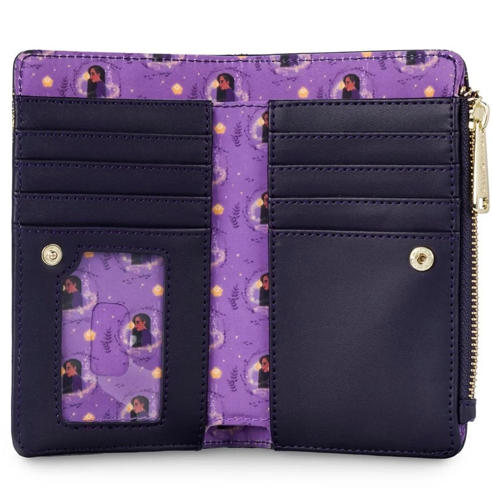 DISNEY Star Loungefly Wallet Wish NWT Still in Plastic. Glows In The Dark